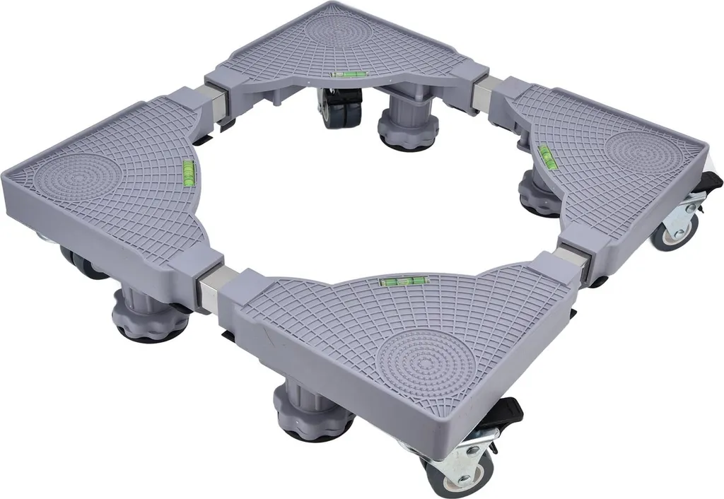 Socle Mobile pour Lave-linge et Sèche-linge - Chariot à Roues Réglable