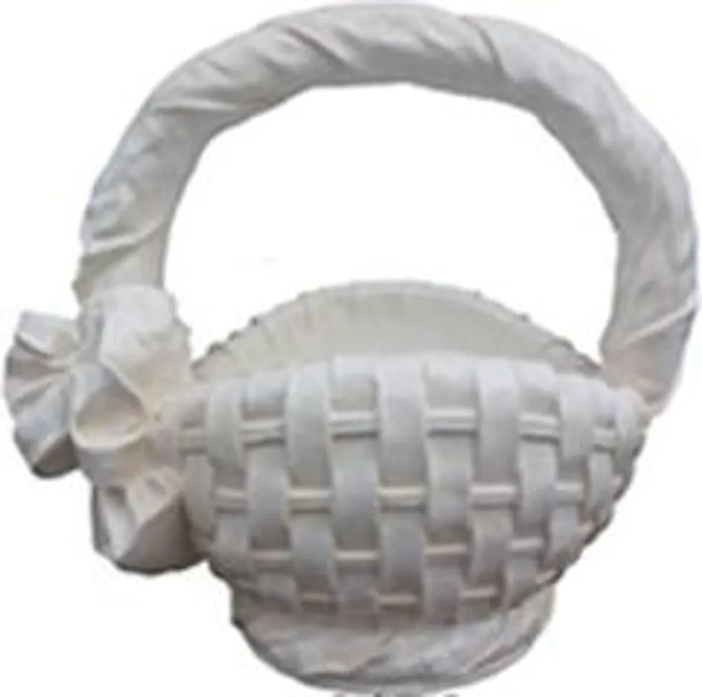 Statue de Décoration 50 cm Panier de Fleurs C26 - Résistance Extérieure