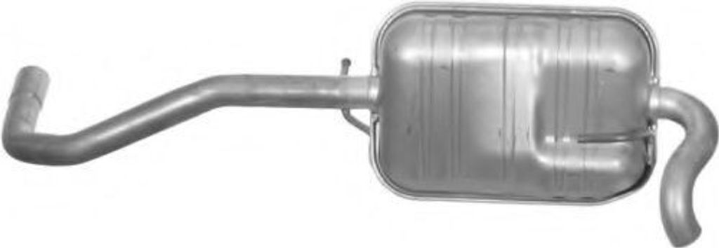 VEGAZ VS-354IMA Endschalldämpfer für VW Lupo (6X1, 6E1) Auspuff