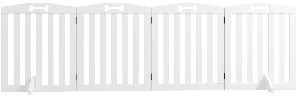 PawHut Afsluitbaar hondenpoort, 3-delig, 207,5 x 61 cm, Productafbeelding 