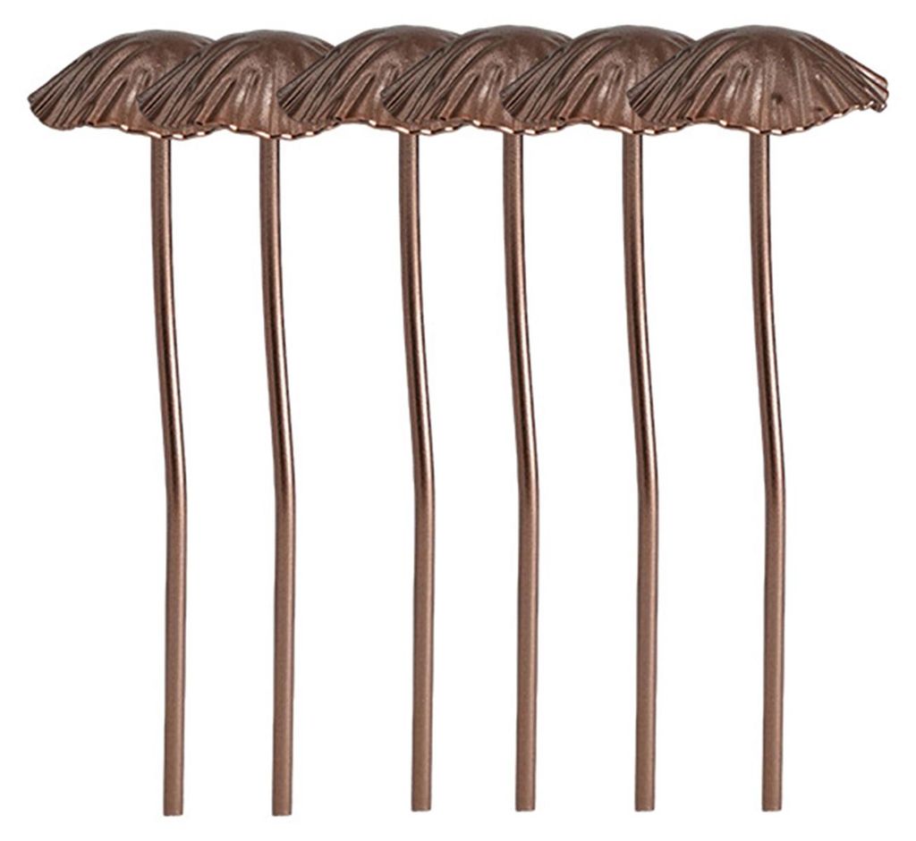 1/5/6/8/10-teiliges Pilz-Dekorationsset aus Schmiedeeisen, leichte und stabile Konstruktion, Schreibtischdekoration, Gartendekoration, Heimdekoration