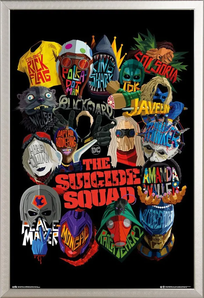 Regalo DC Comics: Poster Suicide Squad Framed Shinsuke Argento