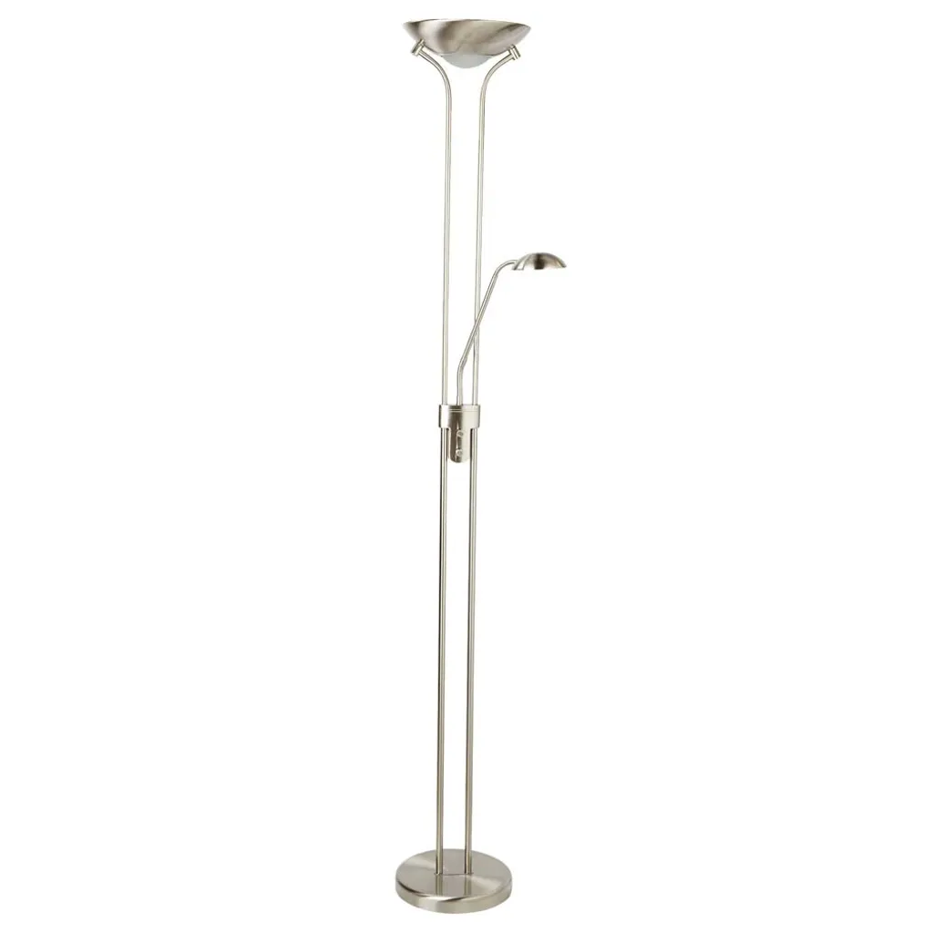 Lampadaire liseuse LED argenté 180 cm style Mother and Child moderne