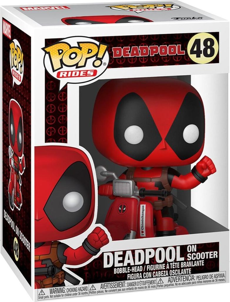 Deadpool - Deadpool On Scooter 48 - Funko Pop! - Vinyl Produktbild 