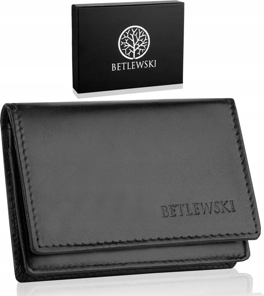 Porte-cartes de visite Bez-06 Noir en métal : Rangement compact chic