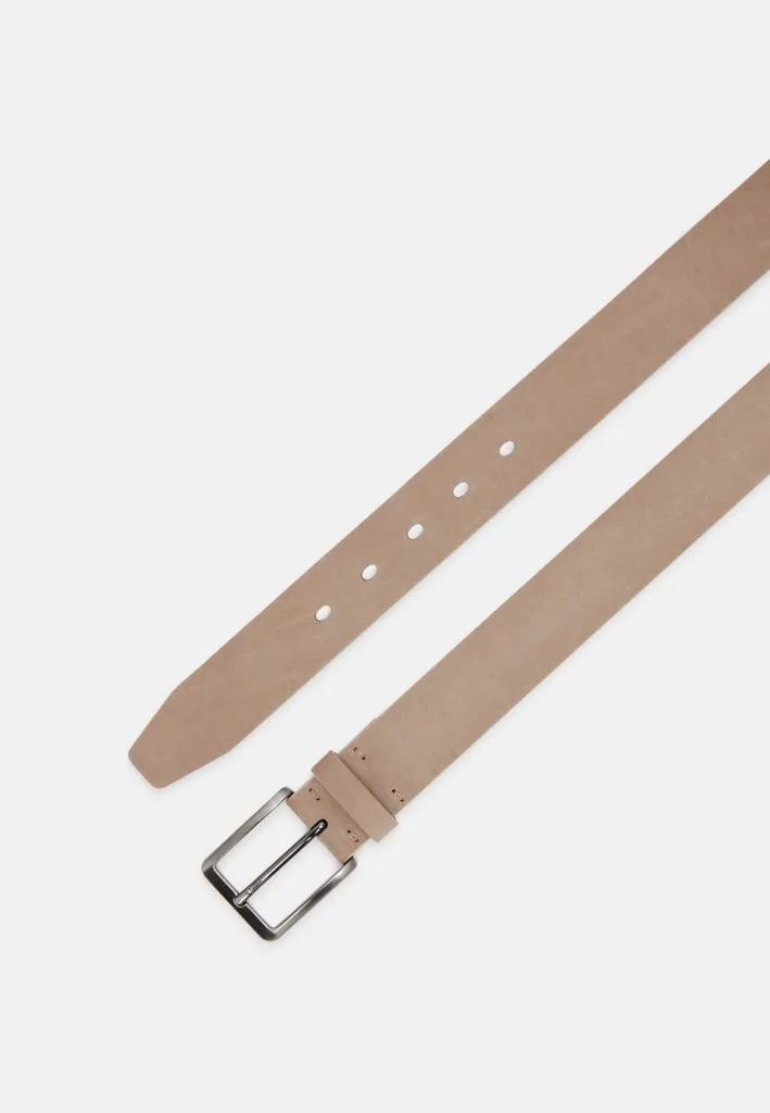 Cintura LLOYD Leather Belt W85 Taupe | Accessorio Uomo Business Grigio
