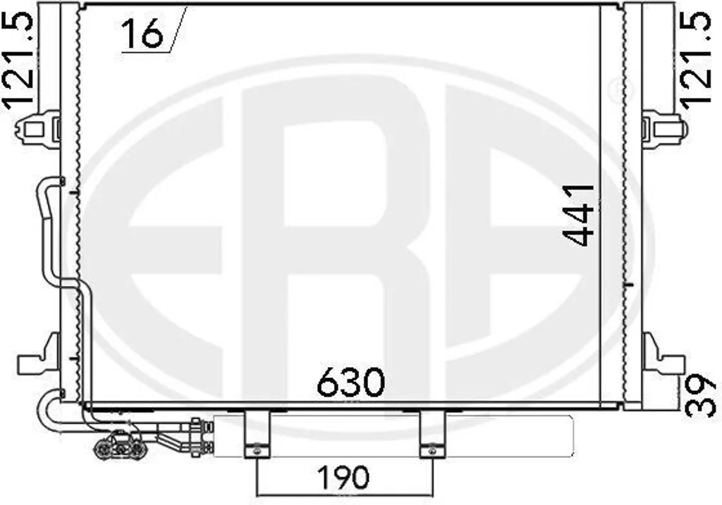 Réparer Clim Mercedes W211 S211 : Condensateur ERA avec Filtre Sécheur