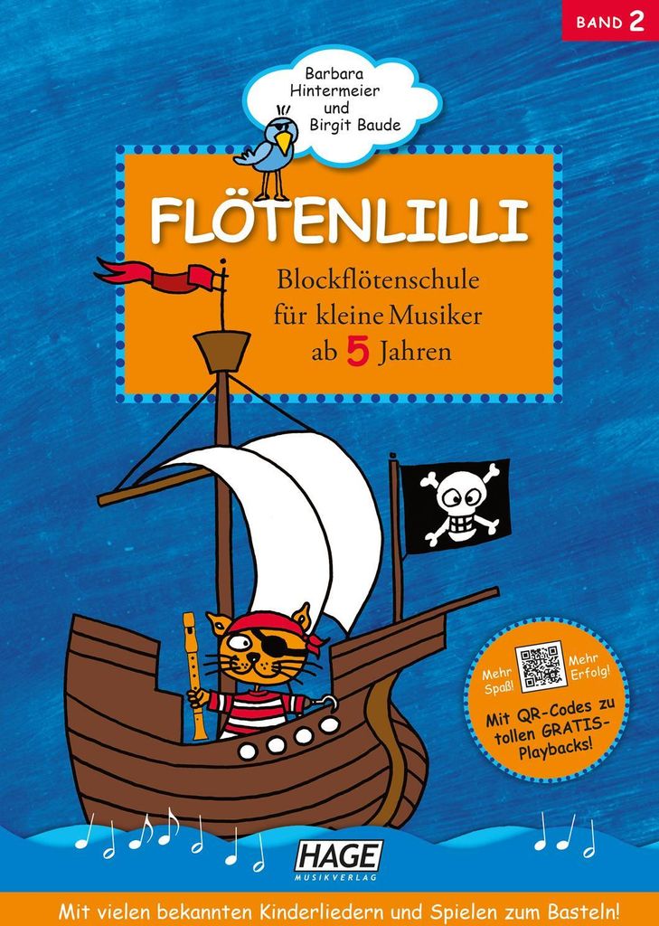 Flötenlilli 2 mit QR-Codes
