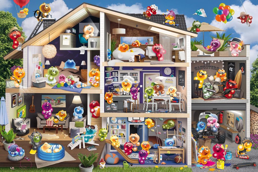 RAVENSBURGER Puzzle Haus für Gelini 5000 Teile Produktbild 