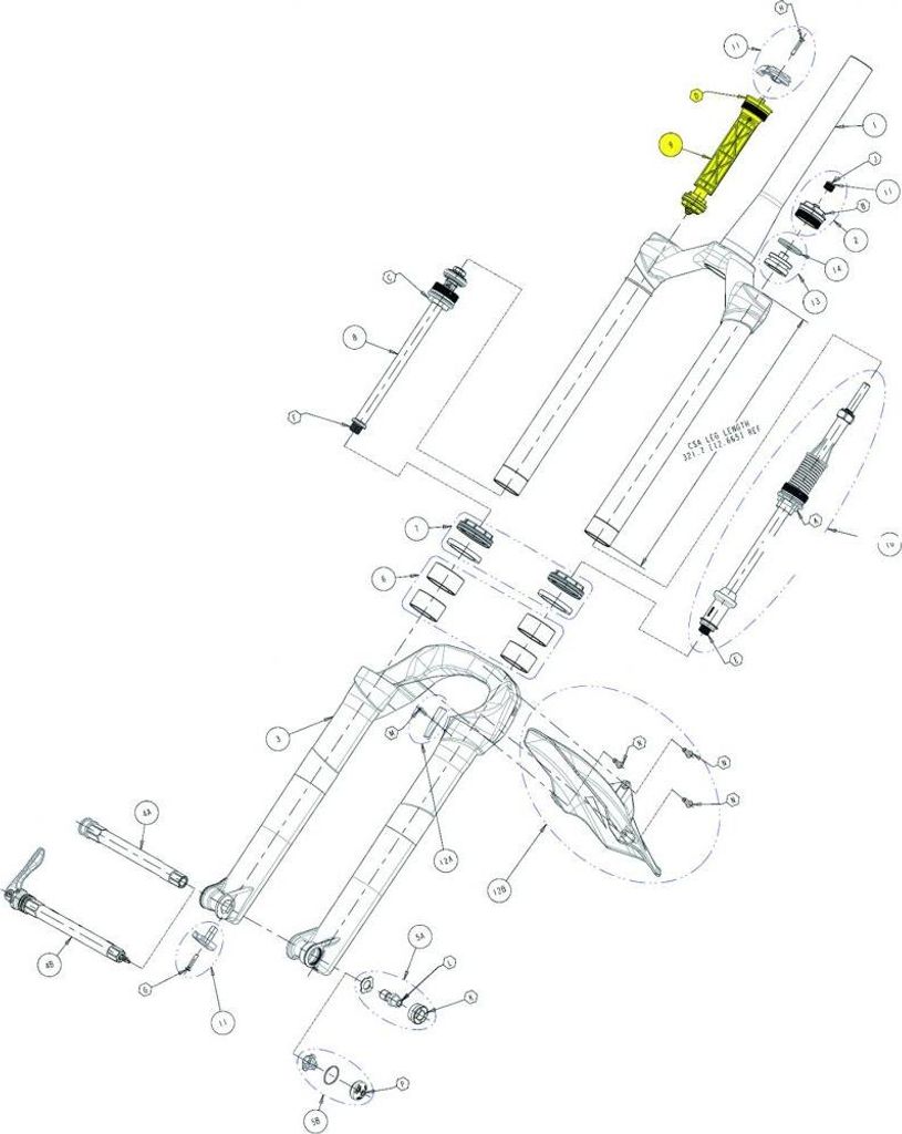 Manitou Kwik Toggle pour fourches de 32 mm - réglage précis Image du produit 
