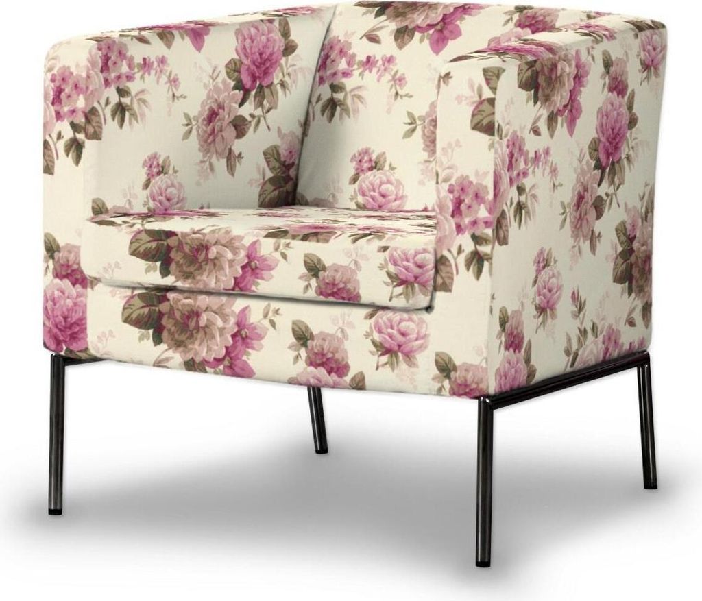 Dekoria Bezug für Klappsta Sessel, beige- rosa, Sessel Klappsta