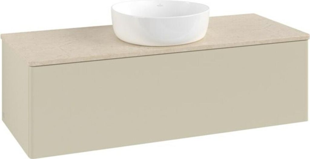 V&B Waschtischunterschrank ohne Frontstruktur Antao 120x36x50cm, WBP botti., si Gr m Lac