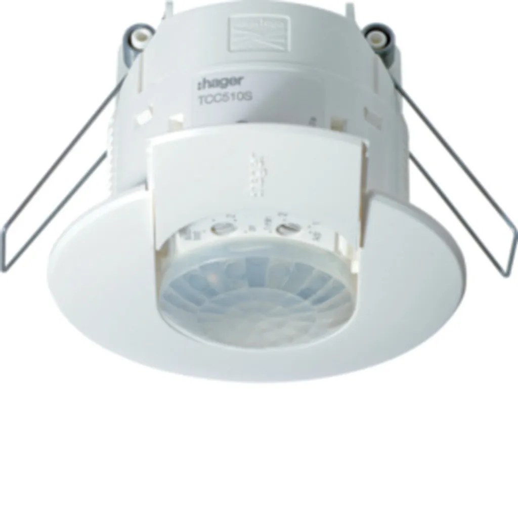 Détecteur de présence Hager TCC510S haute sensibilité et gestion lumineuse