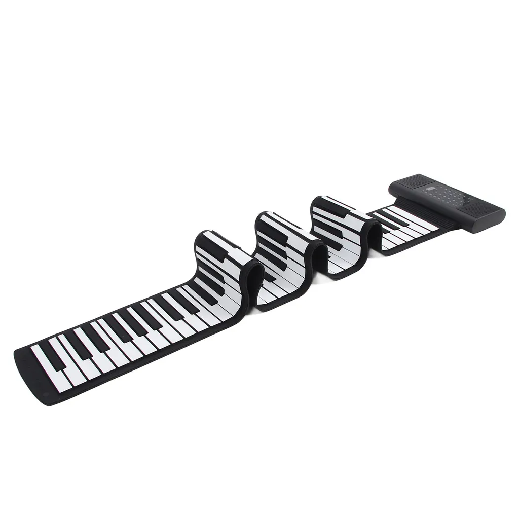 Piano à rouleau à main électronique rechargeable avec affichage LED - 7