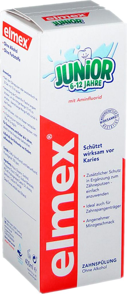 Elmex Zahnsplung Junior ohne Alkohol ( 400ml)