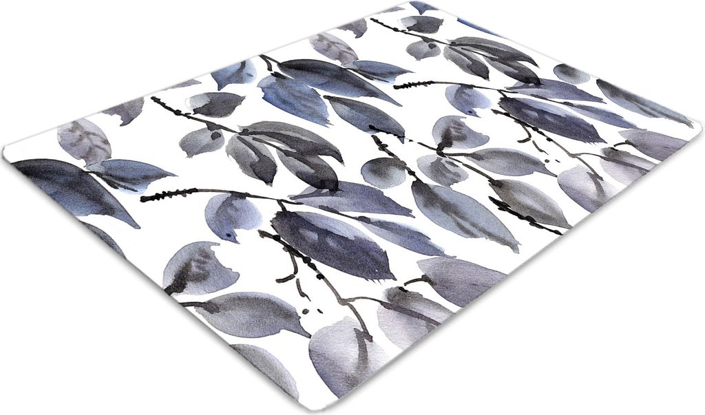 Stuhlunterlage Bürostuhlunterlage 120 cm x 90 cm Bodenmatte Bürostuhlunterlage - Graue Zweige