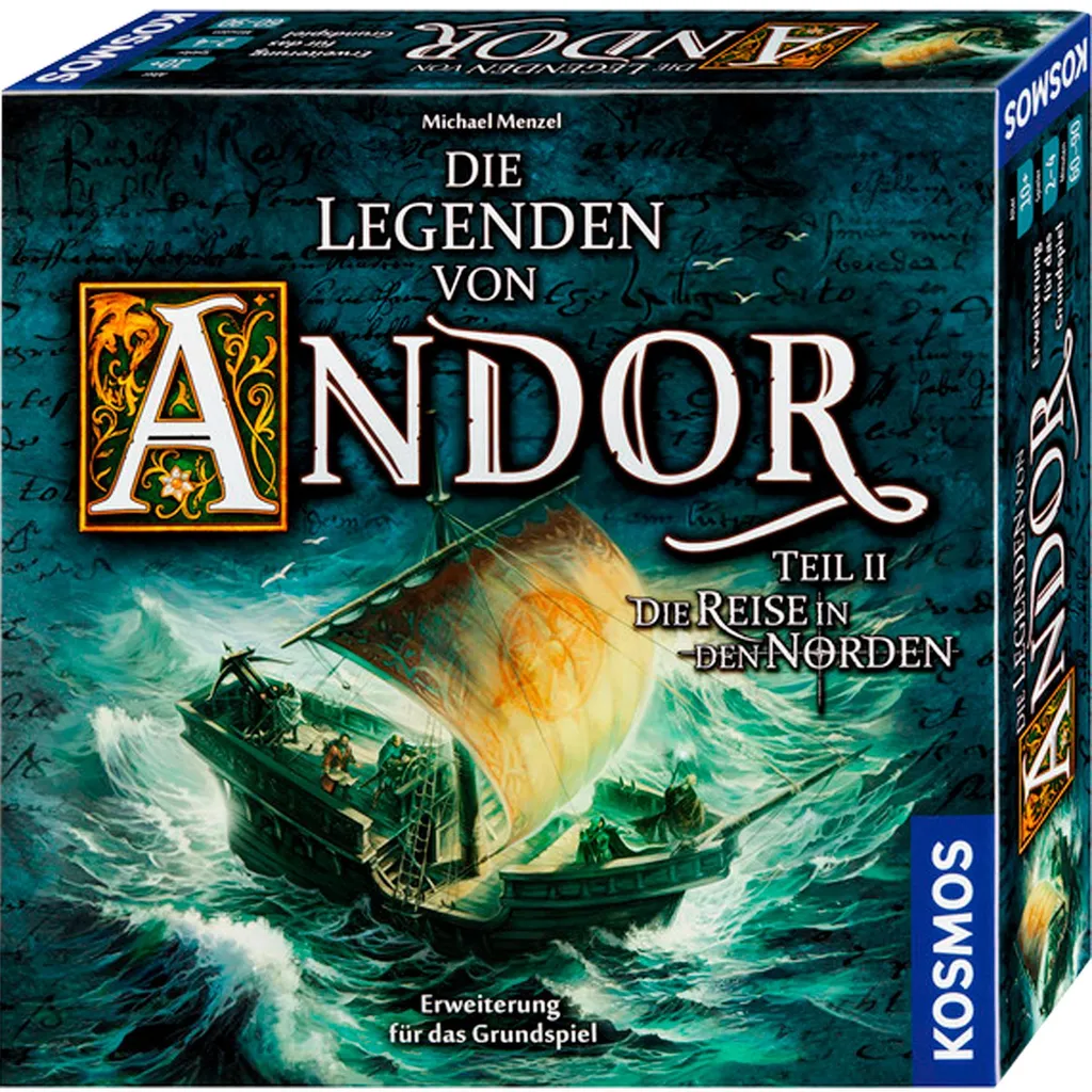 Les Légendes d'Andor - Le Voyage au Nord : Extension Jeu de Plateau