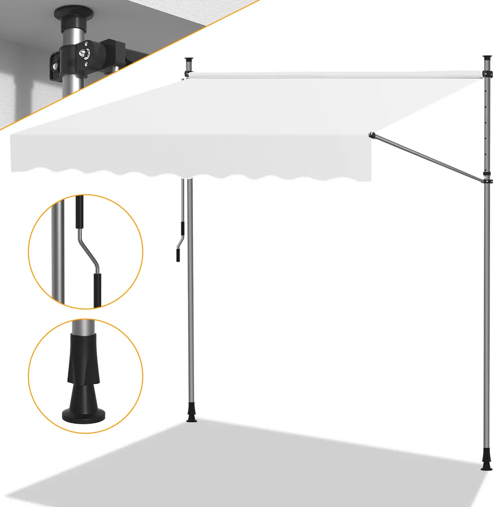 Tenda da Sole Crema Jopassy 3,5M | Eleganza e Protezione UV Giardino