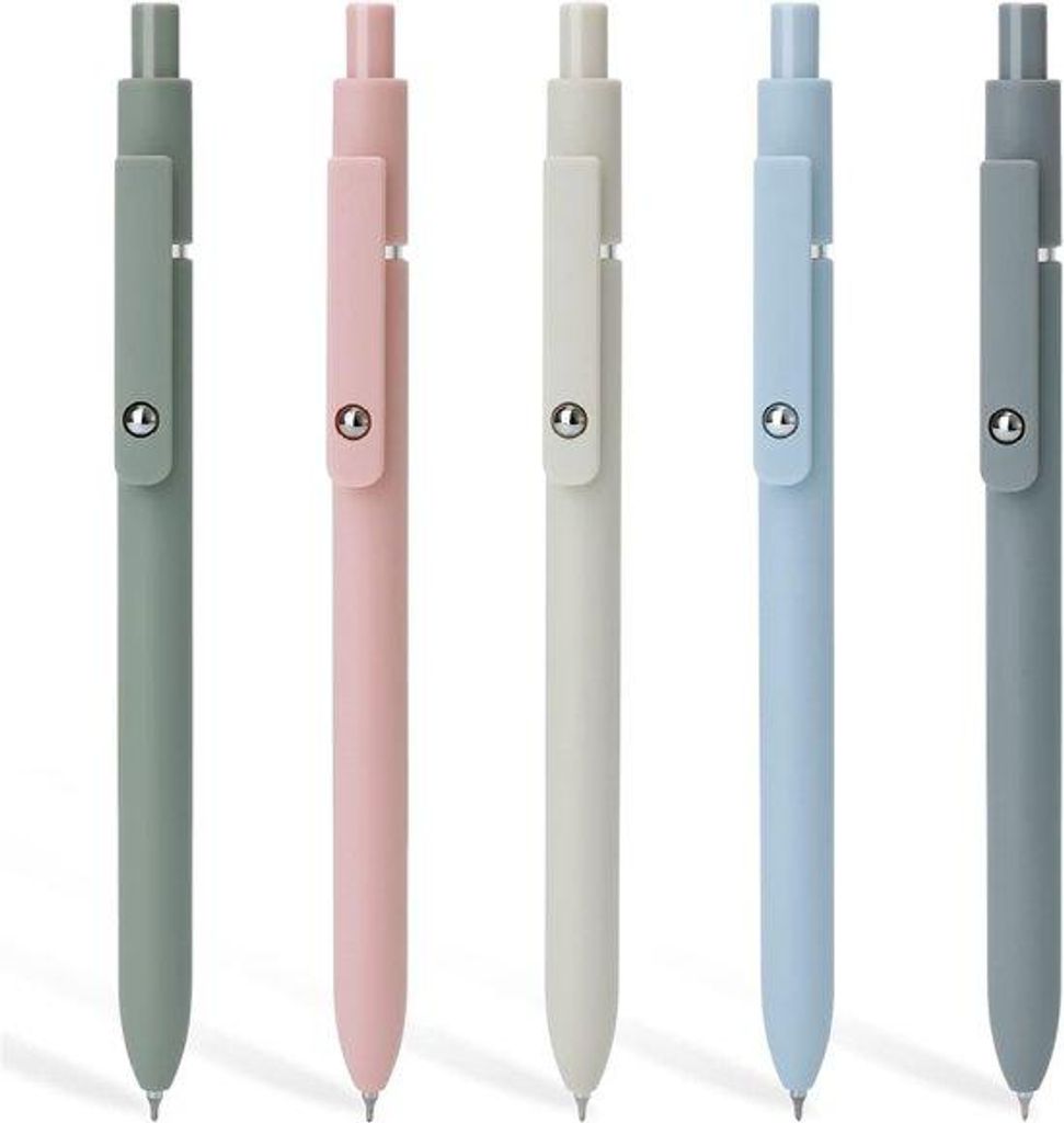 Federhalter - 5er-Pack - 0,5 mm - Schwarz - Japanische Tinte - Feine Spitze - Softer Schreiben - Premium-Serie - Ideal für Büro, Schule