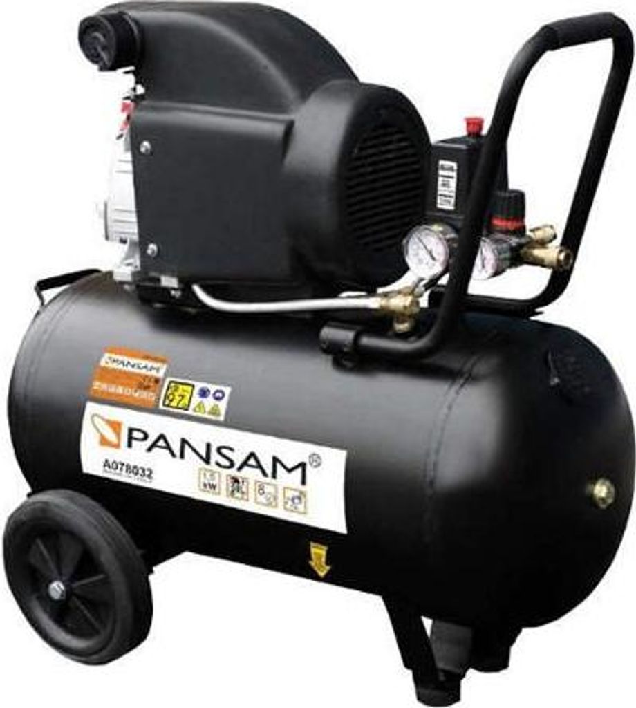 Ölkompressor 1,5 kW, 8 bar, 200 l/min, Tank 24 l
