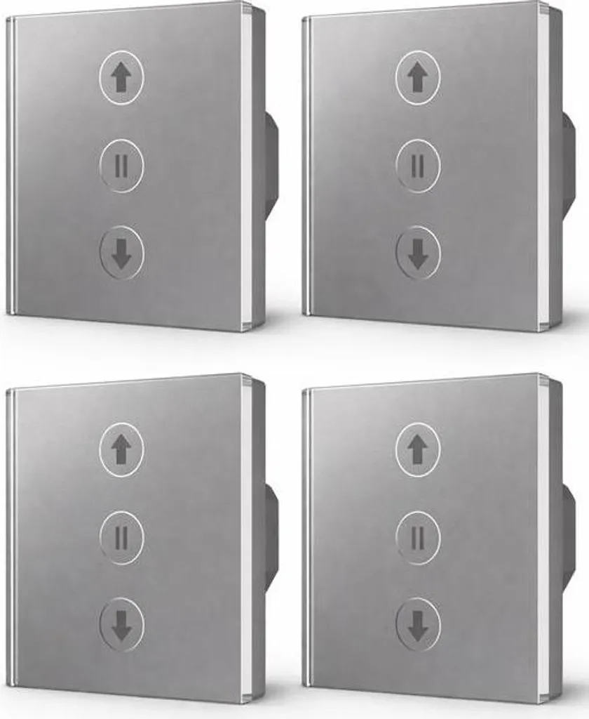 Commande de volet roulant connectée WiFi tactile SmartLife - Lot de 4