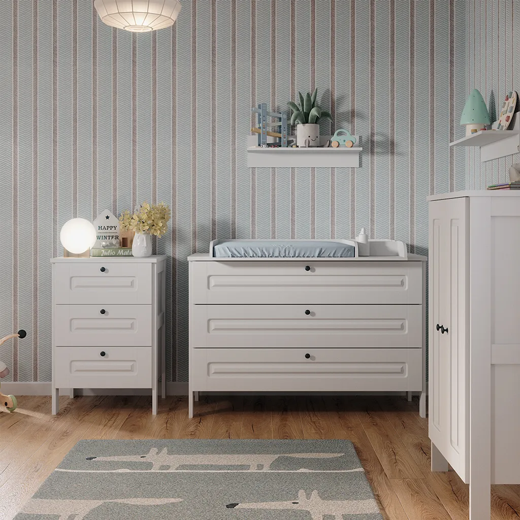Commode Blanche 60x88.4cm Vitalispa Ajaton - Finition Mate et Durable - 4
