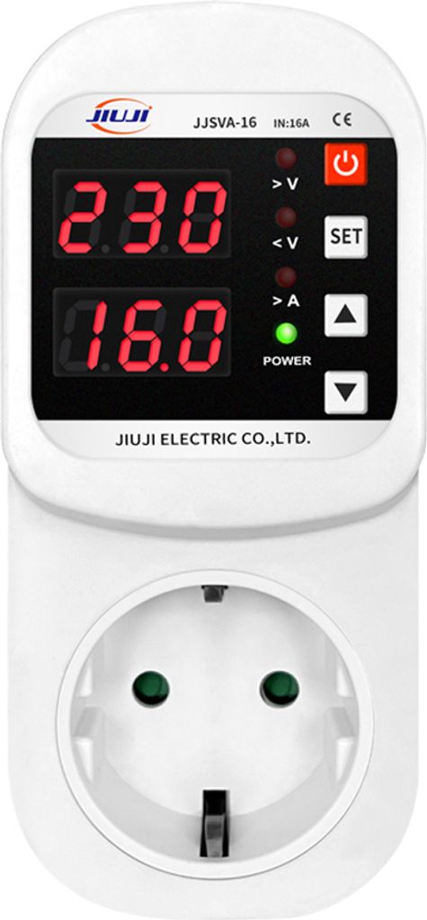Automatická zásuvka s napěťovou a proudovou ochranou LED Obrázek produktu 