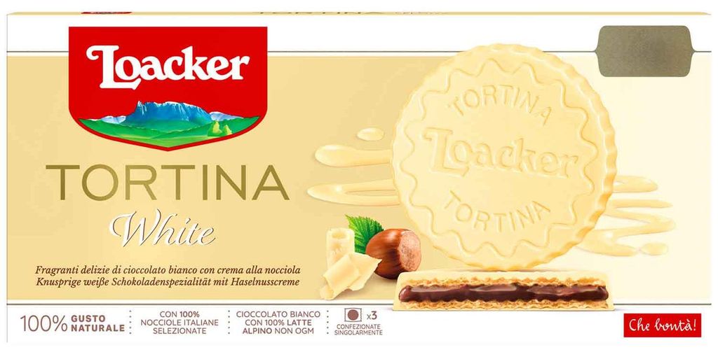 Tortina Noisette, 3 pièces x 21g, Loacker Image du produit 