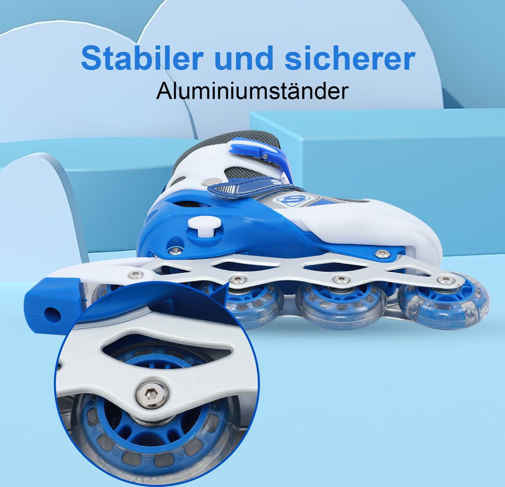 Inliner Für Kinder Verstellbare Inline Skates mit Produktbild 3