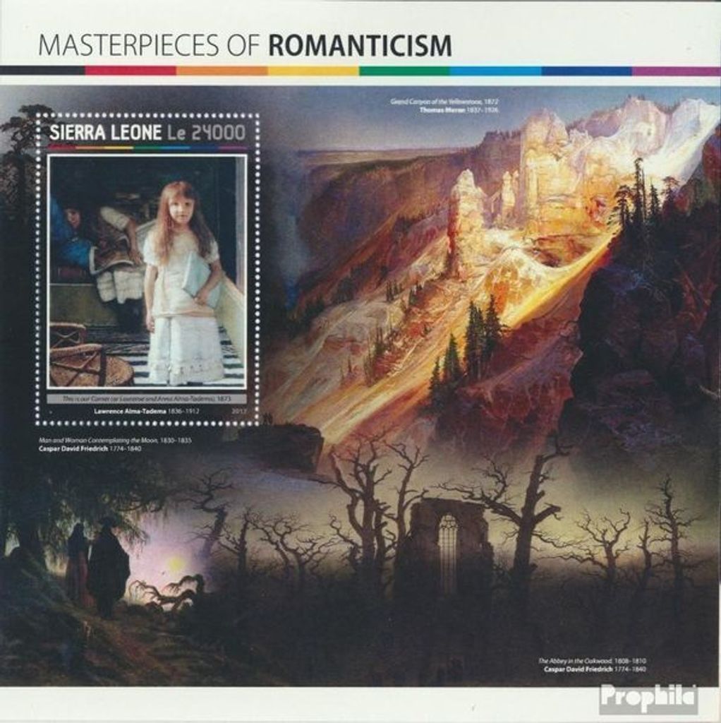 Briefmarken Sierra Leone 2017 Mi Block 1139 (kompl. Ausg.) postfrisch Romantik