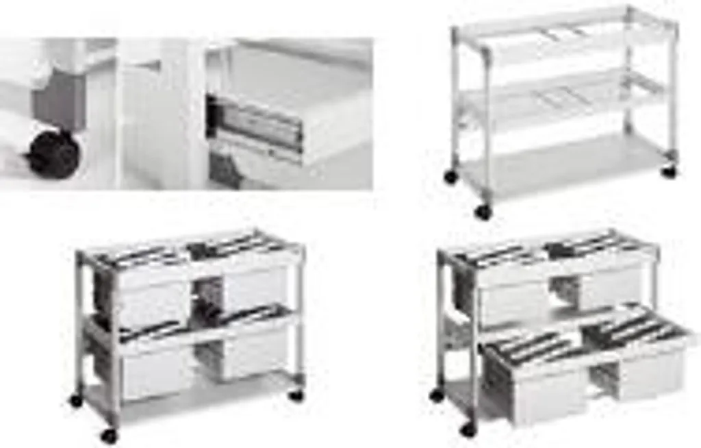 Classement de Bureau : Solution Anti-Désordre avec Chariot à Dossiers - 17