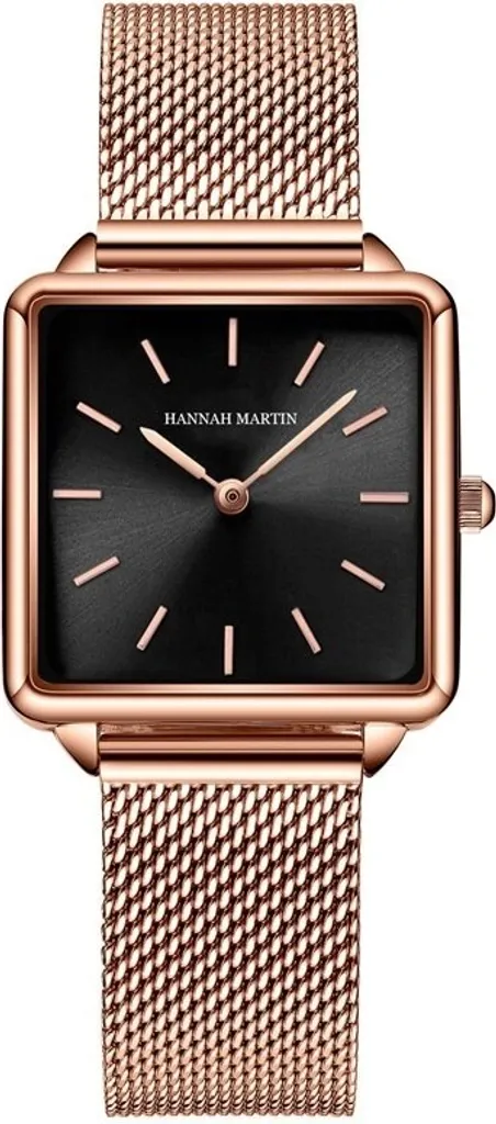Montre Hannah Martin Doré et Noir KP14350 - Élégance Chic pour Femme