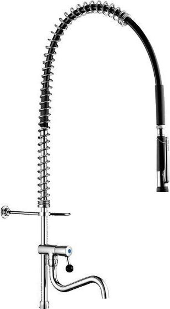 Delabie Geschirrspülbr. + HB 433010 o.Arm.,Auslaufrohr+Steigr. kurz