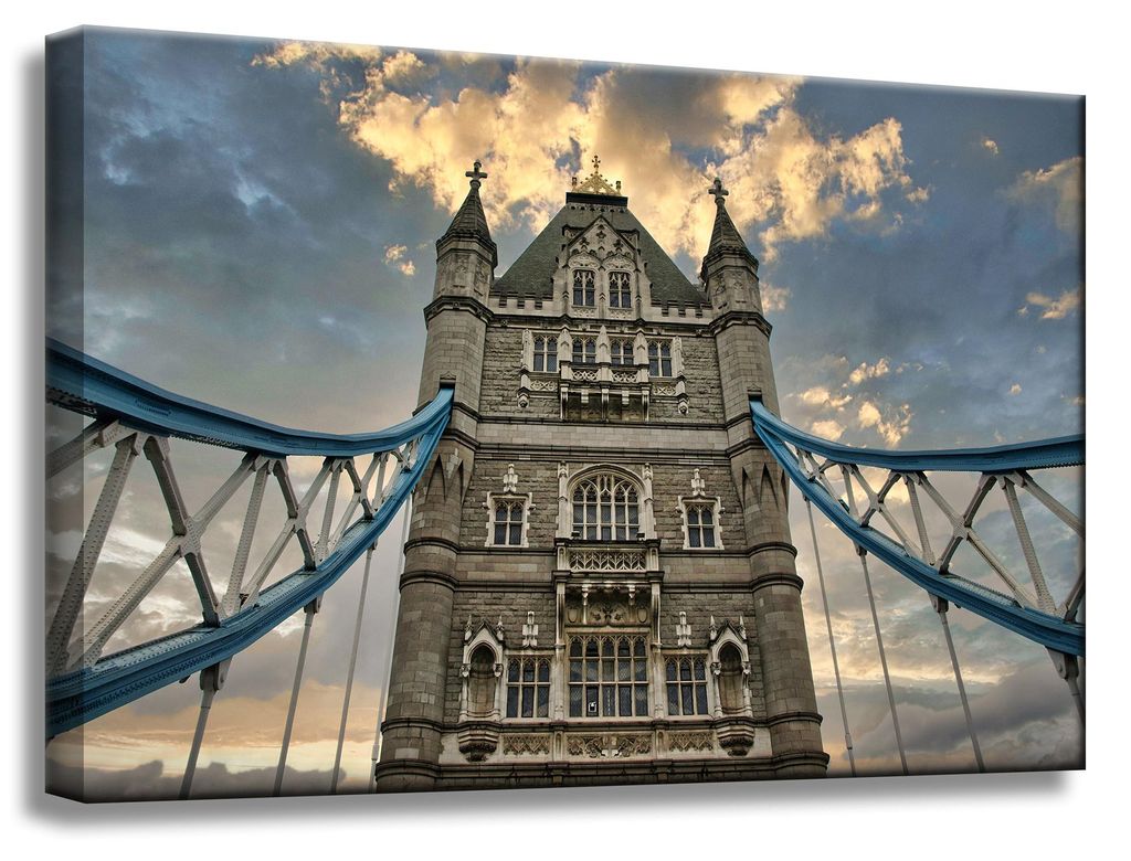 Leinwanddruck Architektur Bridge of England 60x40 cm