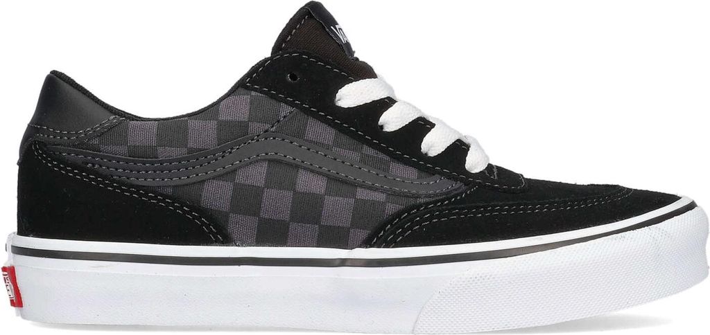 Vans Brooklyn Ls Checkerboard Black/Asphalt Größe EU 31,5