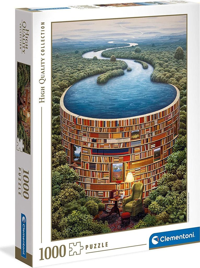 Puzzle Clementoni 1000 HQ Bibliodame 39603 Immagine del prodotto 