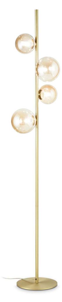 Ideal Lux PERLAGE G9 Stehleuchte 4x Amber warmweiss 317816