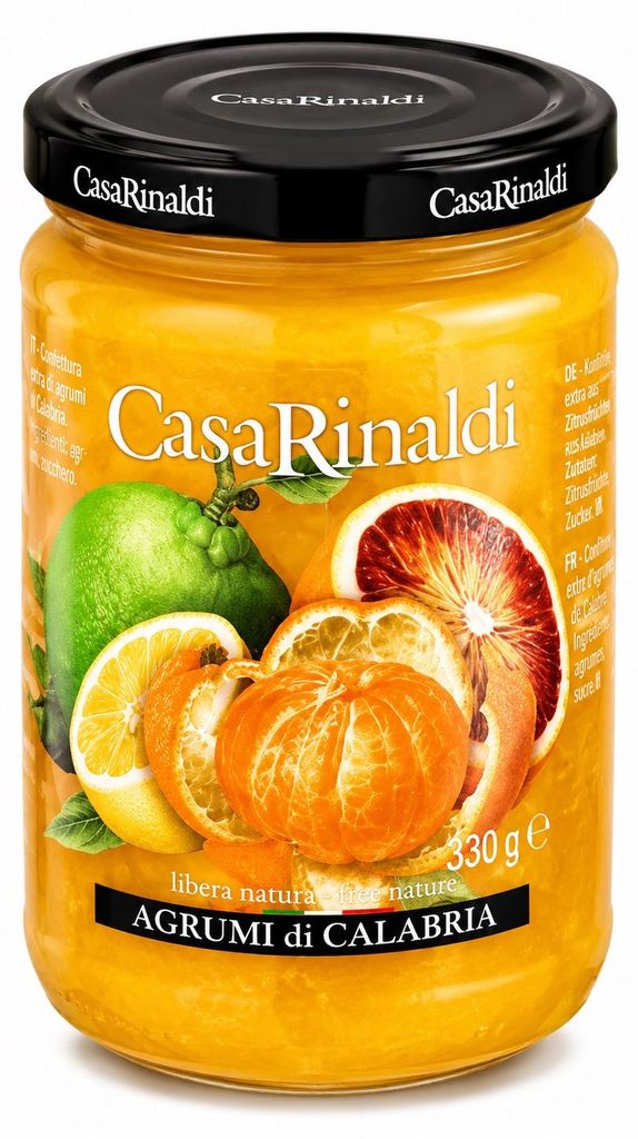 Casa Rinaldi Zitrusfrüchte-Mix aus Kalabrien 330 g – Produktbild 
