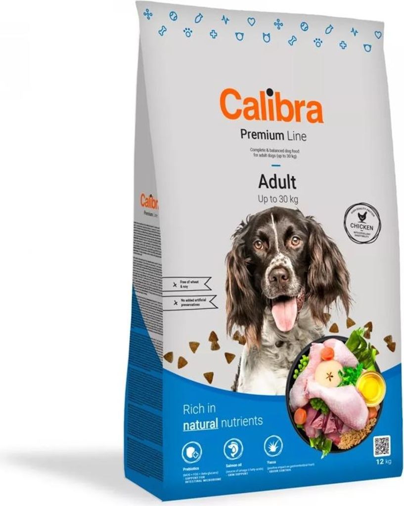 Cibo secco per cani CALIBRA DOG PREMIUM Adult 12 kg Immagine del prodotto 