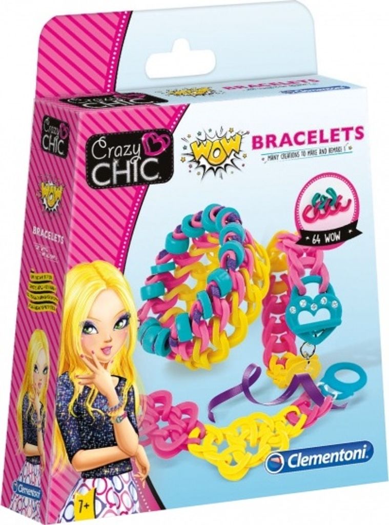 Clementoni Crazy Chic Wow Armbänder Maken Produktbild 