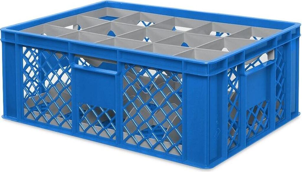 Gläserkiste 600x400 mm für 15 Gläser bis 205 mm Produktbild 