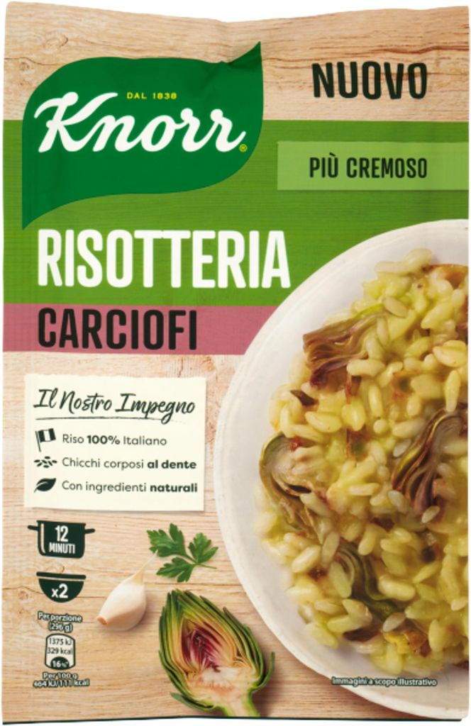 Risotto aux artichauts Risotto Carciofi 175 g - Knorr Image du produit 