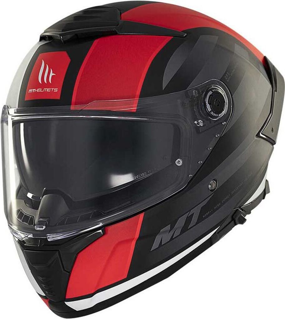 Mt Helmets Thunder 4 Sv Threads Integralhelm Schwarz M Schwarz M