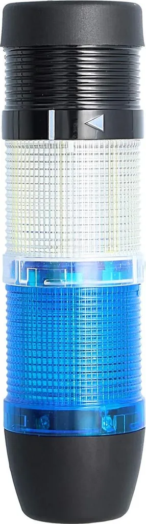 Colonne lumineuse STEX24 bleu-blanc 24V avec buzzer SS50-B2/24 112