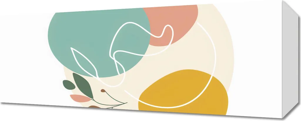 Quadro su Tela 50x20 Legame Delicato - Ideale per Regalo e Casa