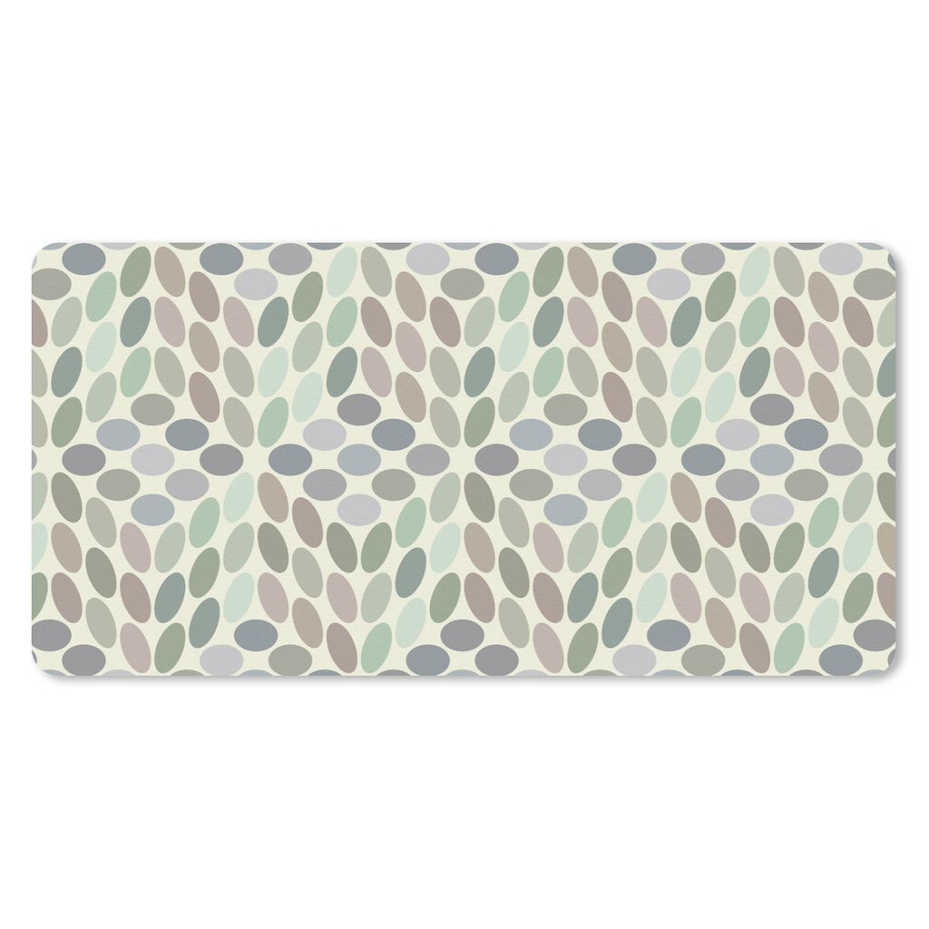 MuchoWow® Mauspad Mousepad Vintage - Punkte - 3D - Muster Produktbild 