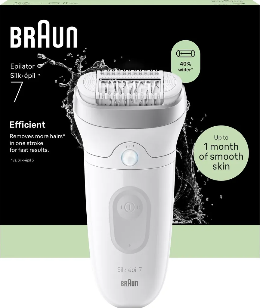 Braun Silk·épil 7 Bianco: Gambe Lisce in 10 Minuti - Offerta Online