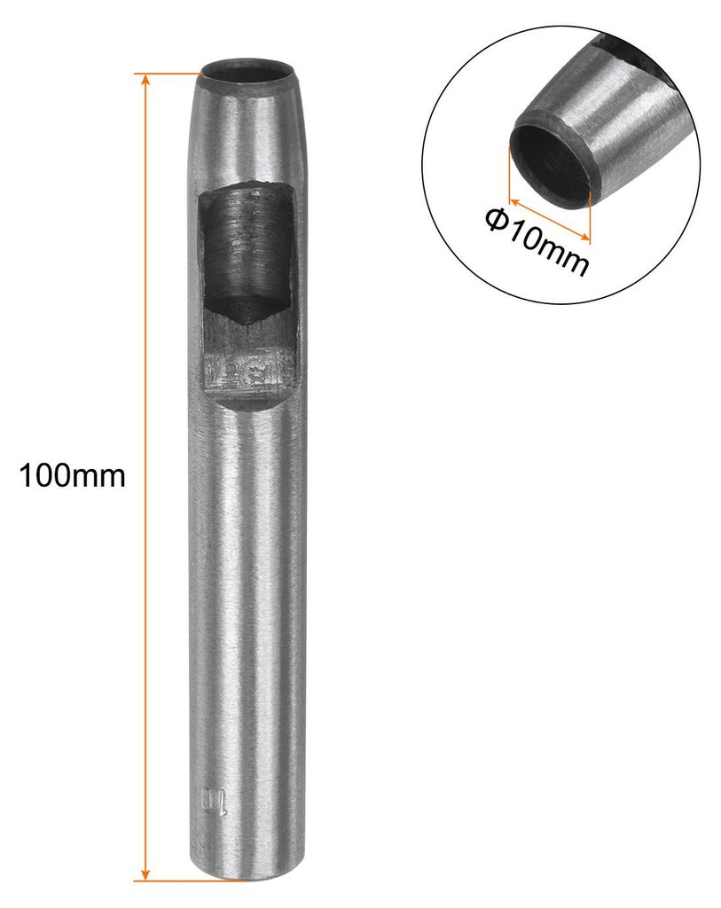Lochstanze fš¹r Leder 10mm Runde Lochstanze Werkzeug Gš¹rtelstanzer Kohlenstoffstahl Einzelstanze fš¹r Uhrenarmb?nder Schneiden von Lederhand...