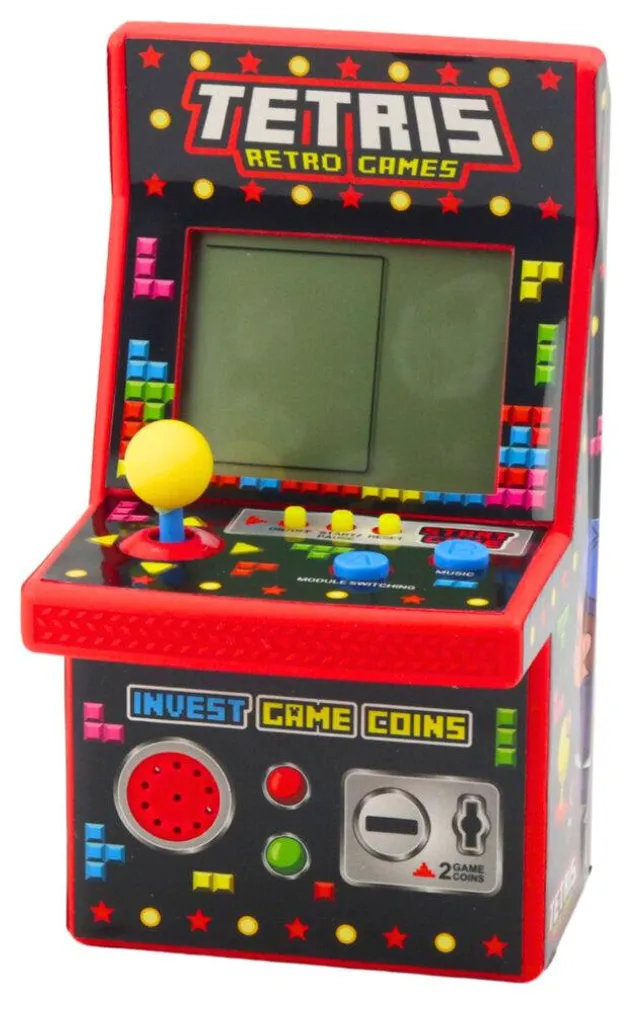 Mini console de jeu de voyage pour s'occuper dans les transports - Rouge