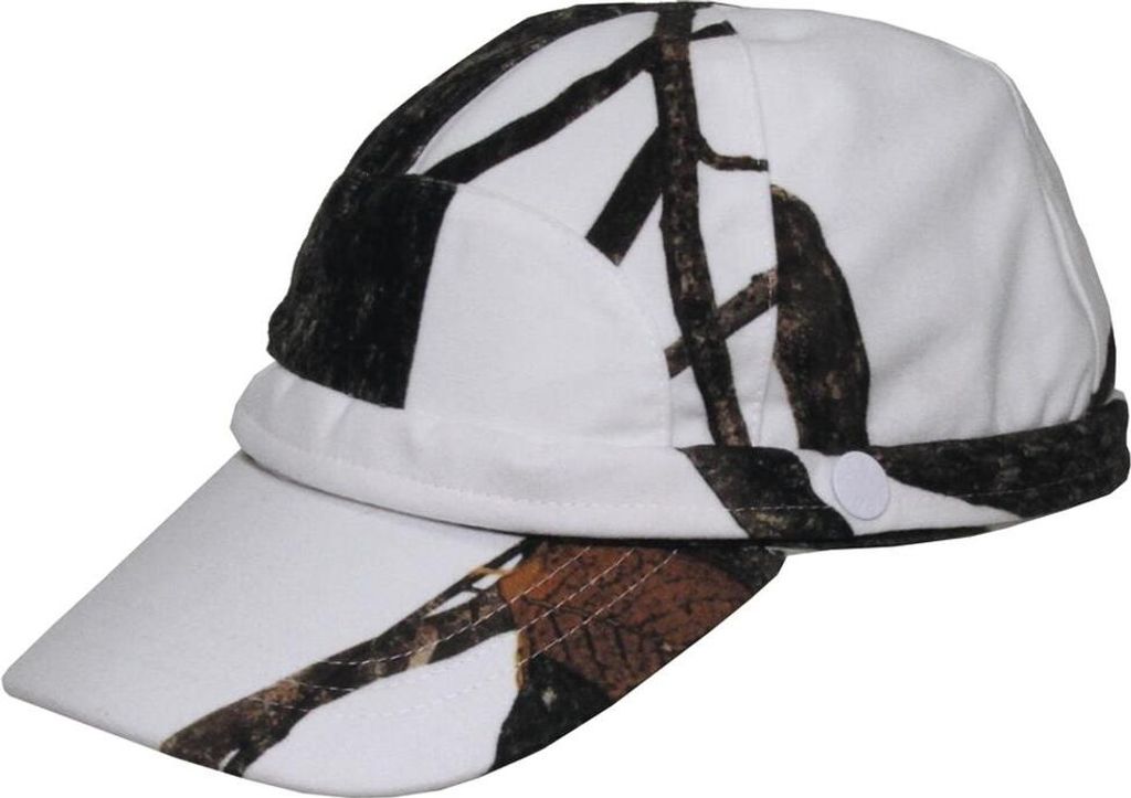 MFH Cap, orange Leuchtstreifen, hunter-snow